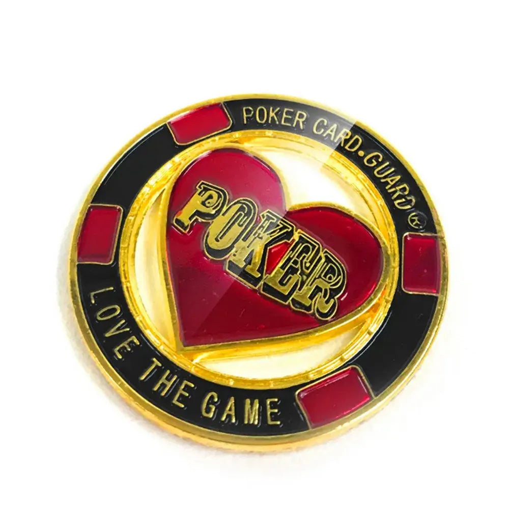 Casino Poker Card Guard Cover Protector LOVE THE GAME