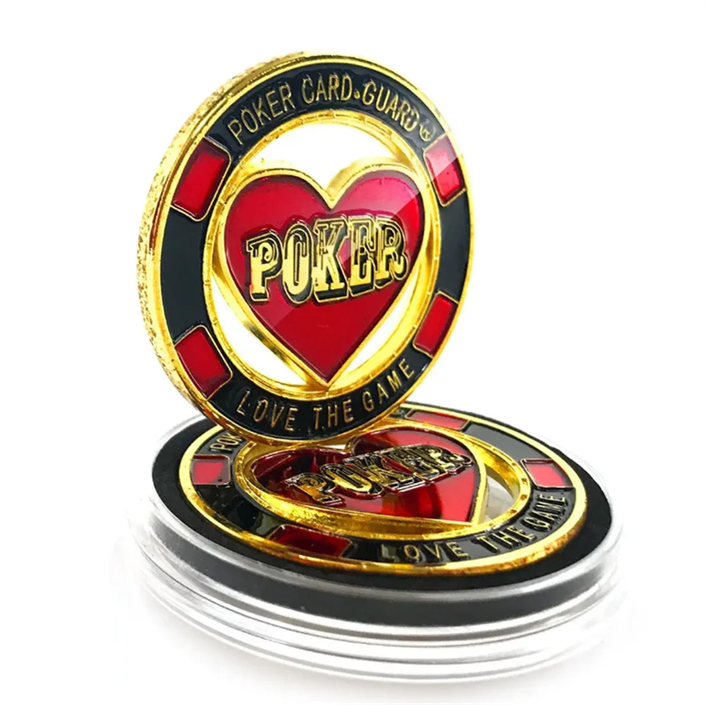 Casino Poker Card Guard Cover Protector LOVE THE GAME