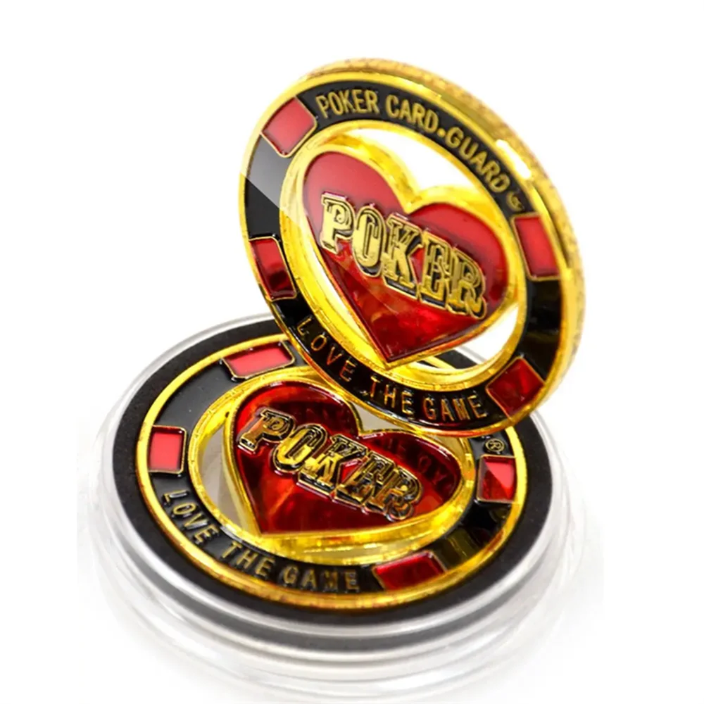 Casino Poker Card Guard Cover Protector LOVE THE GAME
