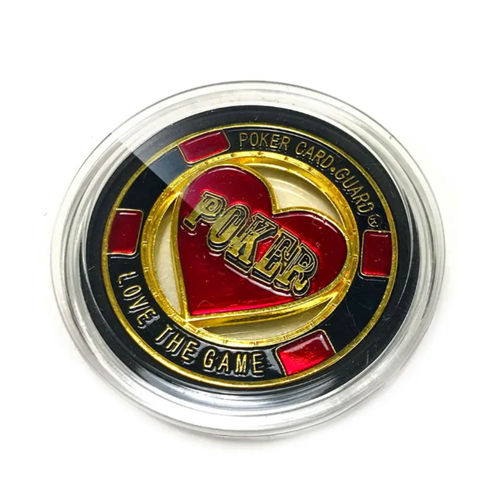 Casino Poker Card Guard Cover Protector LOVE THE GAME