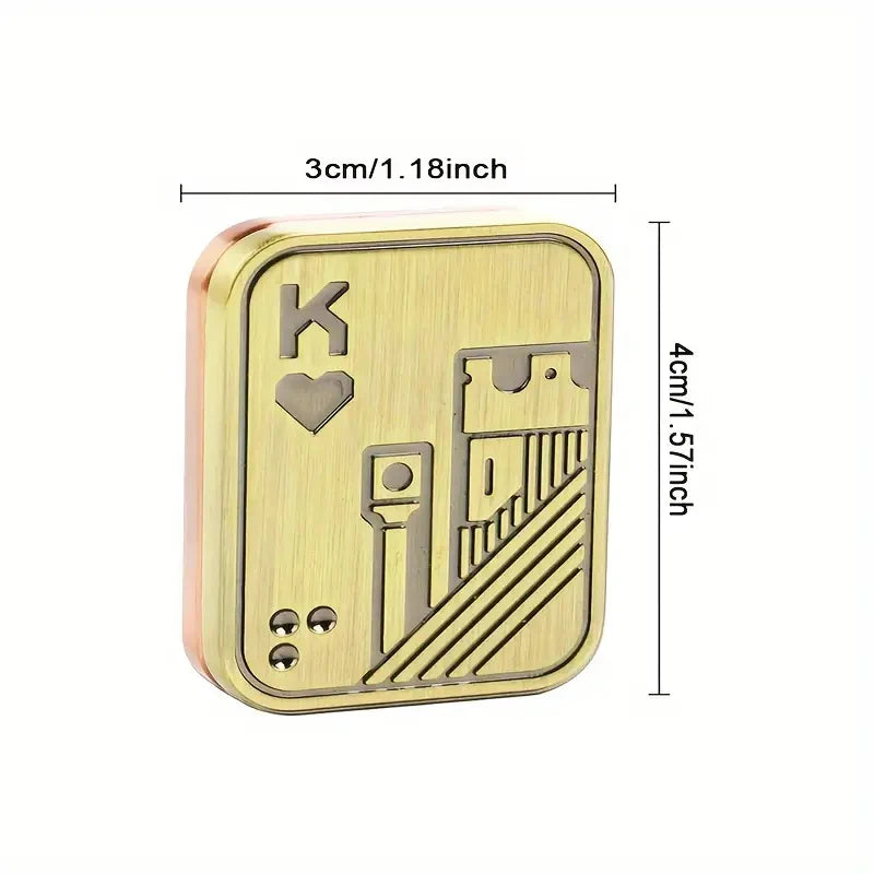 Magnetic Metal Skull Push Slider Stress Relief Toy